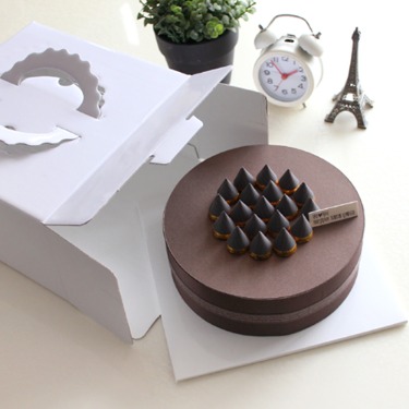 키세스 골판지케이크 선물상자 생일케이크 기념일 케익 초코케이크 2호(반제품)